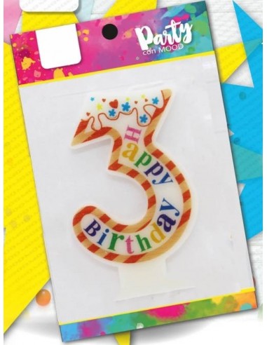 Candelina per torta Big Cm. 12,5 -...