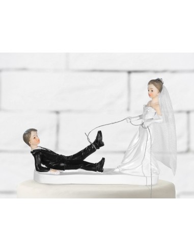 Cake topper resina sposi Cm. 13