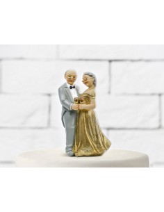 Cake topper resina sposi...