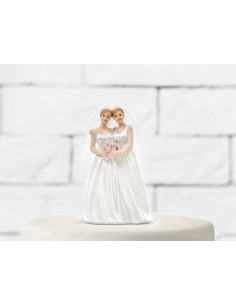Cake topper resina sposi...
