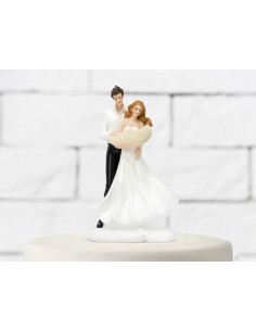 Cake topper resina sposi...