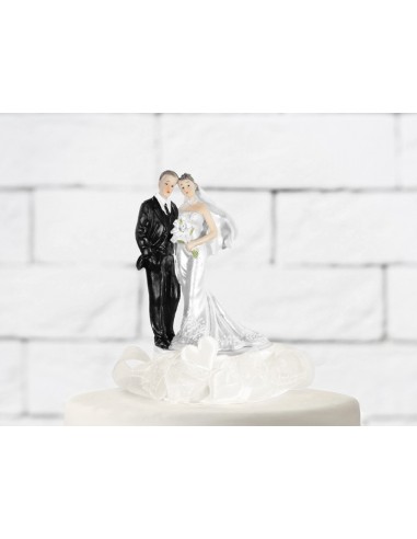 Cake topper resina sposi deluxe con...