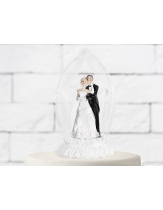 Cake topper resina sposi...