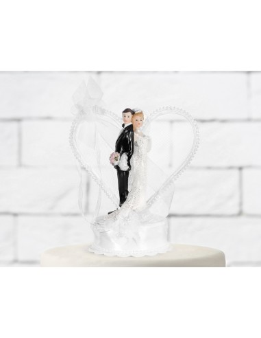Cake topper resina sposi deluxe con...