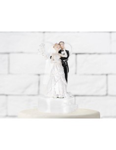 Cake topper resina sposi...