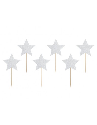 Cupcake topper "Stars" Cm. 11,5 -...