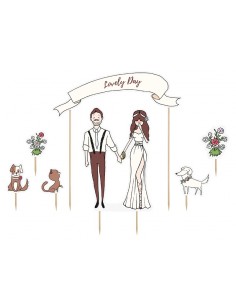 Cake topper cartonato...