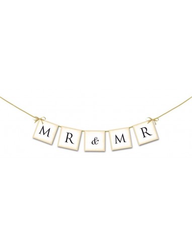 Festone banner Mr & Mr