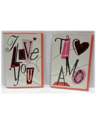 Biglietto auguri Scritte d'amore a...