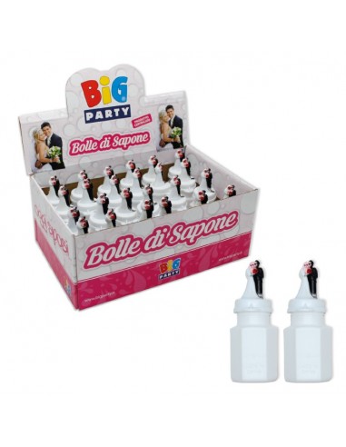 Bolle di sapone Wedding con sposi 3D