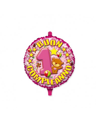 Palloncino mylar rotondo 18" Cm. 45 -...