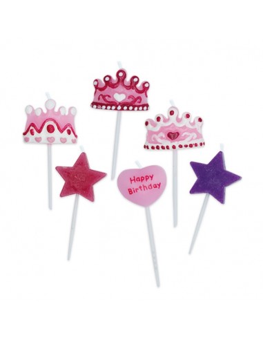 Candeline per torta picks "Princess"...
