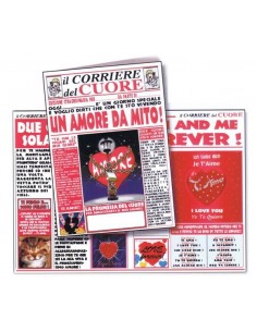 Biglietto auguri giornale love