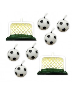 Candeline per torta calcio...