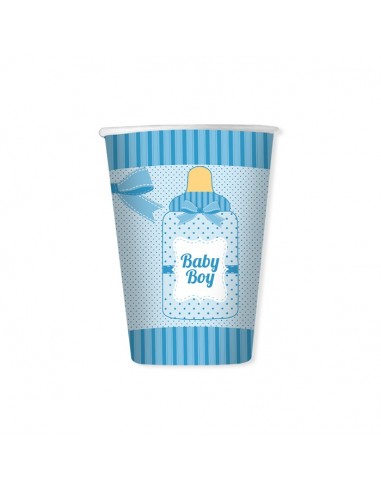 Bicchieri carta 200cc. Baby Boy -...