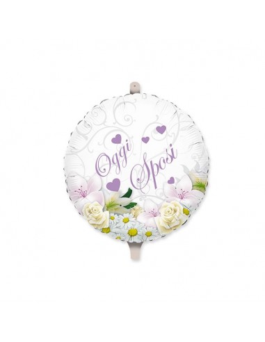 Palloncino mylar rotondo 18" Cm. 45 -...