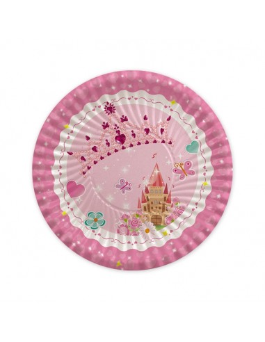 Piatti carta Cm. 18 Princess -...