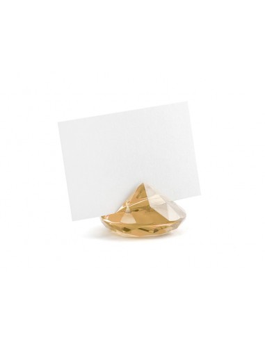 Segnaposto "Diamond" Cm. 4 - Gold -...
