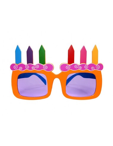 Occhiali party torta multicolor