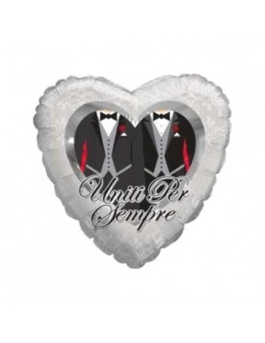 Palloncino mylar cuore 18" Cm. 45 -...