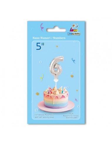 Palloncino Nano Numero con bastoncino...