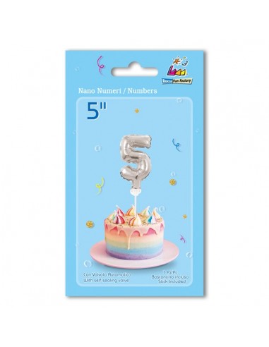 Palloncino Nano Numero con bastoncino...