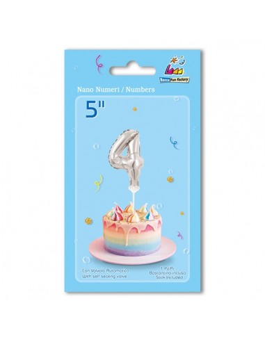 Palloncino Nano Numero con bastoncino...