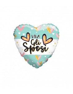 Palloncino mylar cuore 18"...