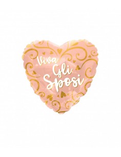 Palloncino mylar cuore 18"...