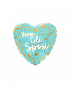 Palloncino mylar cuore 18"...