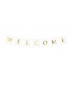 Festone banner "Welcome"...