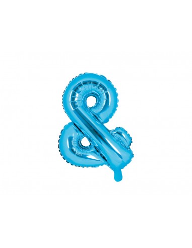 Palloncino mylar "&" Cm. 35 - Blue