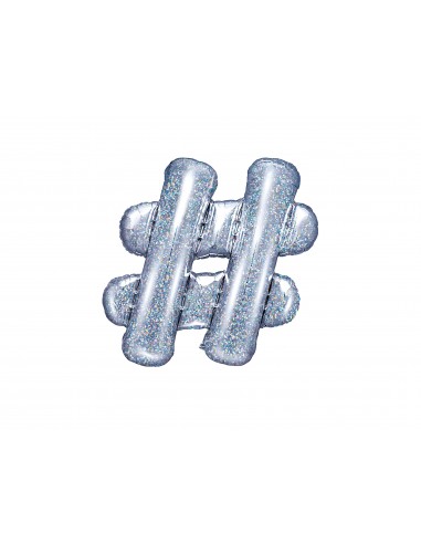 Palloncino mylar Cm. 35 - Hashtag /...