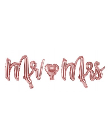 Palloncini mylar scritta "Mr e Mrs"...