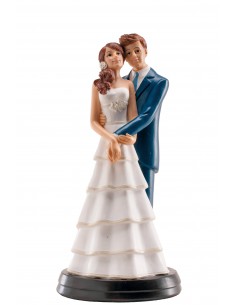 Cake topper resina sposi...