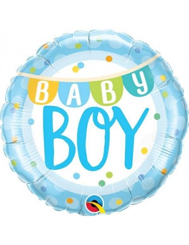 Palloncino mylar 18" Cm. 45 Baby Boy...