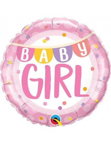 Palloncino mylar 18" Cm. 45 Baby Girl...