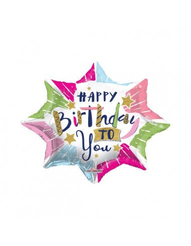 Palloncino mylar 20" Cm. 51 Happy...