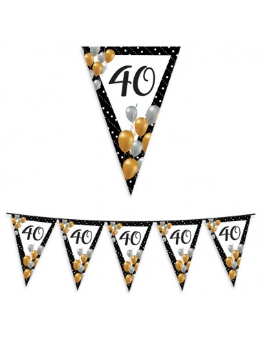 Festone bandierine pvc Mt. 6 -...