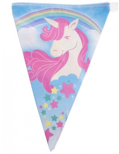Festone bandierine pvc Mt. 5 - Unicorno