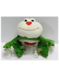 Peluche rana con ventose e...