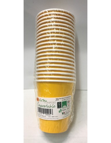 Bicchiere compostabile 250 cc. -...