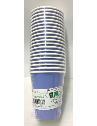 Bicchiere compostabile 250 cc. -...