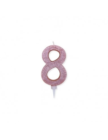 Candelina per torta glitterata maxi...