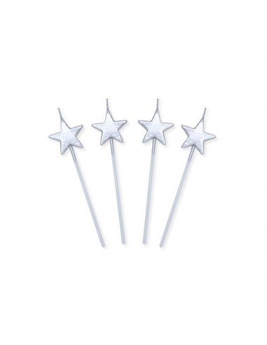 Candeline per torta picks stelle...