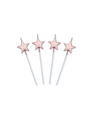 Candeline per torta picks stelle...