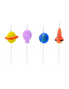 Candeline per torta "Space"...