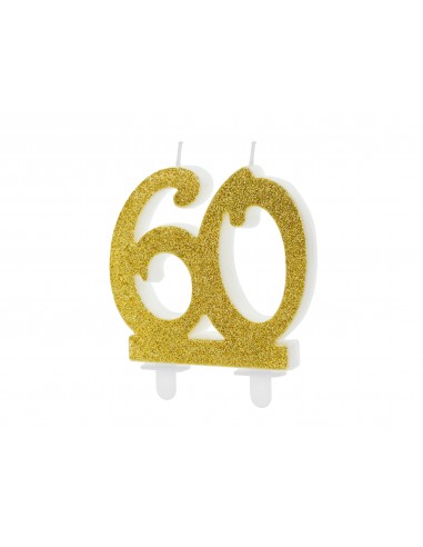 Candelina per torta numero Gold Cm....
