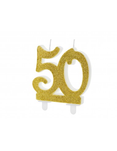 Candelina per torta numero Gold Cm....
