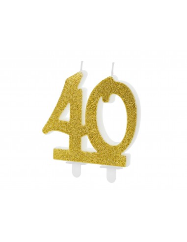 Candelina per torta numero Gold Cm....